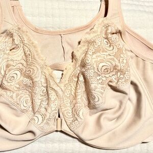 Glamorise Lace Bra in Cream  NEW